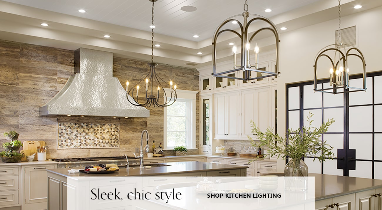 Sleek, Chic Style SHOP KITCHEN LIGHTING